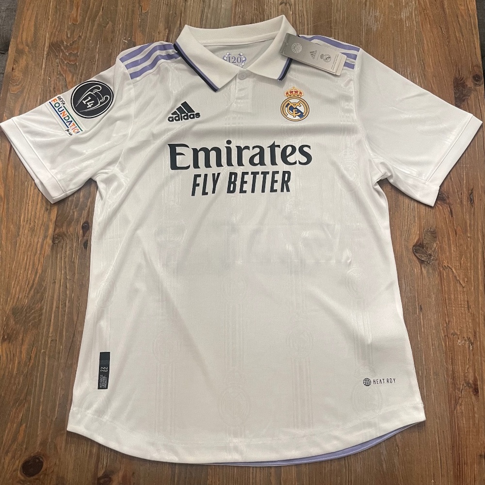 REAL MADRID ADIDAS 2022/2023 HOME JERSEY XXL (VINI JR 20)